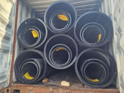 Quantity of Weholite Culvert 6m Plastic Pipe