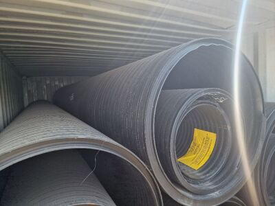 Quantity of Weholite Culvert 6m Plastic Pipe - 2