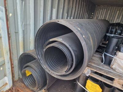 Quantity of Weholite Culvert 6m Plastic Pipe - 5