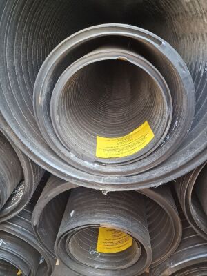 Quantity of Weholite Culvert 6m Plastic Pipe - 8