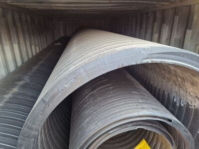 Quantity of Weholite Culvert 6m Plastic Pipe - 9