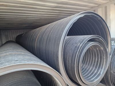 Quantity of Weholite Culvert 6m Plastic Pipe - 2