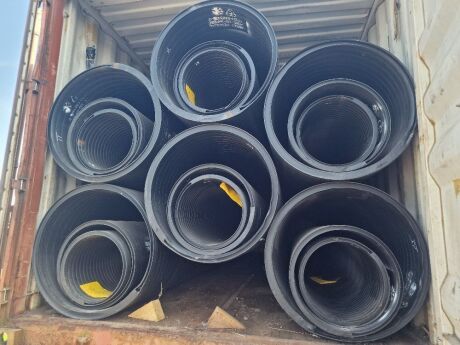 Quantity of Weholite Culvert 6m Plastic Pipe