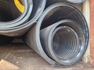 Quantity of Weholite Culvert 6m Plastic Pipe - 2