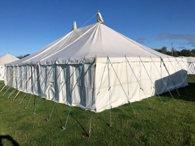 Complete 30ft x 60ft Traditional Pole Marquee - 5