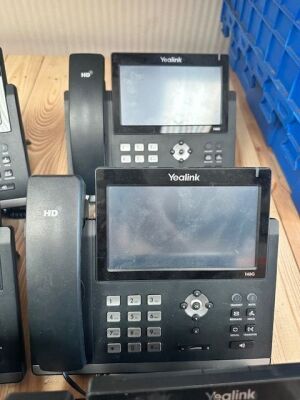 6x Yealink Ultra Elegant Gigabit IP Phone - 4