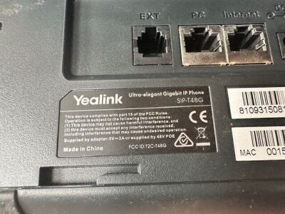 6x Yealink Ultra Elegant Gigabit IP Phone - 6