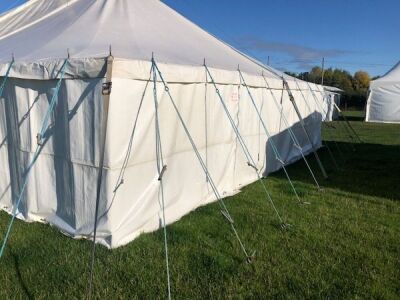 Complete 30ft x 60ft Traditional Pole Marquee - 7