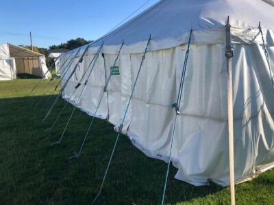 Complete 30ft x 60ft Traditional Pole Marquee - 11