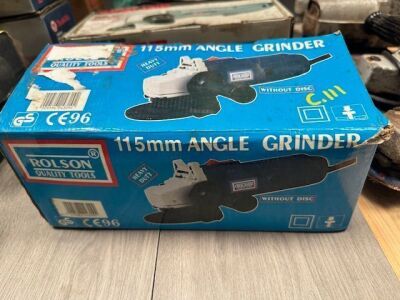 Rolson 240V 115mm Angle Grinder