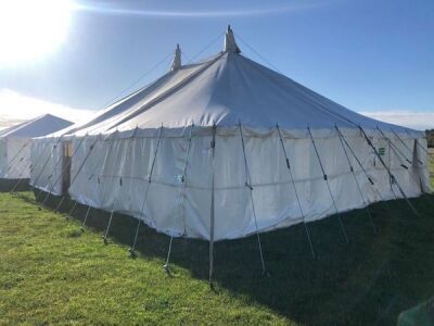 Complete 30ft x 60ft Traditional Pole Marquee - 13