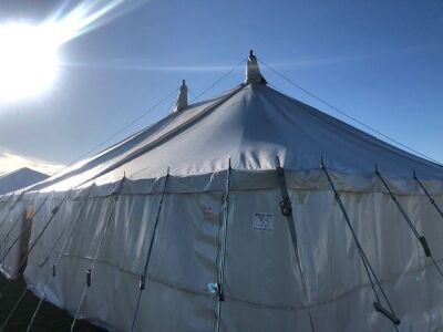 Complete 30ft x 60ft Traditional Pole Marquee - 16