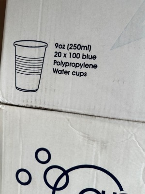 4 x Boxes of Unused Plastic Cups - 2