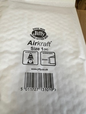 Jiffy Bags, 2 Boxes Small, 3 Boxes Medium, 1 Box Large, 2 Boxes X Large - 3