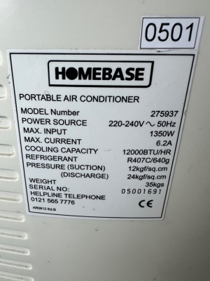 Homebase Portable Air Conditioning Unit - 4