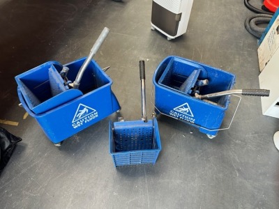 2 x Heavy Duty Mop Buckets - 2