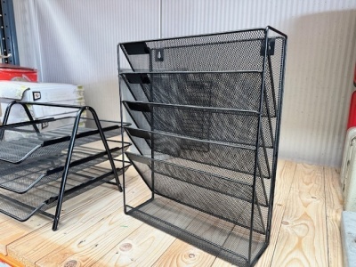 Stylish Mesh Office Organisers and Bins - 4