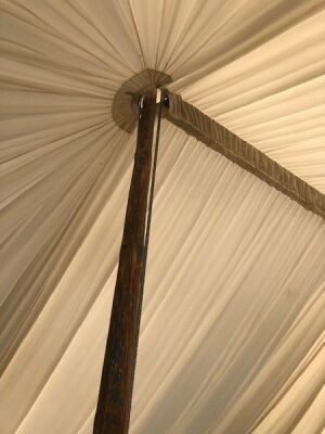 Complete 30ft x 60ft Traditional Pole Marquee - 24