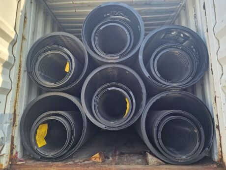 Quantity of Weholite Culvert 6m Plastic Pipe