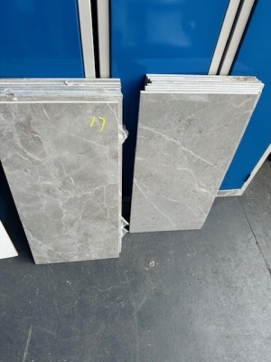 17 x 600x300mm Tiles