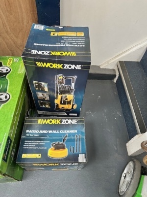 Unused Workzone Pressure Washer and Patio Cleaner Attachment