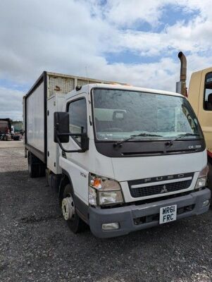 2011 Mitsubishi Fuso 7C15 4x2 Sider Loading Enclosed Tipper