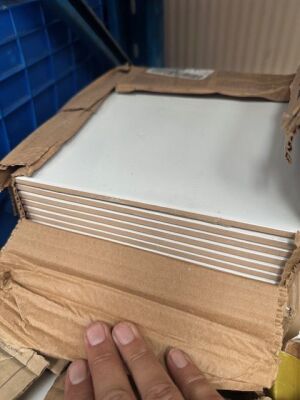 Quantity of Various White Tiles - 3