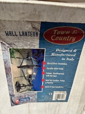 2x Town & Country Wall Lanterns - 2