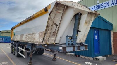 2008 Benalu Triaxle Aggregate Alloy Tipping Trailer 