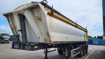 2008 Benalu Triaxle Aggregate Alloy Tipping Trailer  - 2