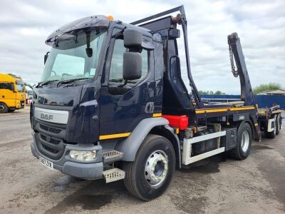 2018 DAF LF320 4x2 Telescopic Drawbar Skip Loader - 2