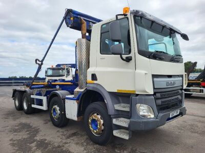 2017 DAF CF400 8x4 Hook Loader - 2