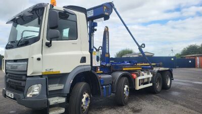 2017 DAF CF400 8x4 Hook Loader - 2