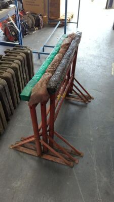 Set of Three Height Adjustable Trestles