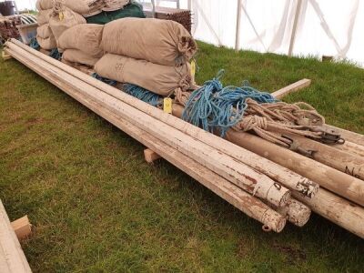 Complete 40ft x 120ft Traditional Pole Marquee - 5