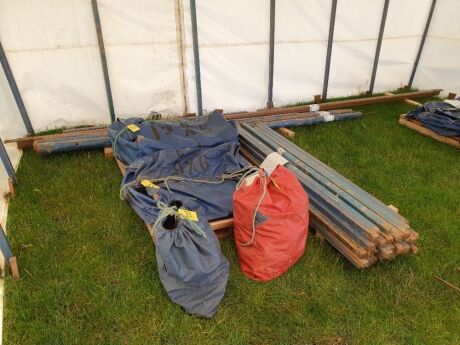 Complete 20ft x 50ft Traditional Push Up Marquee