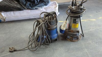 2x Submersible Pumps