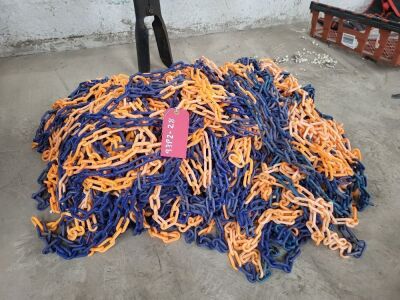 Qty of Plastic Barrier Chain  - 2