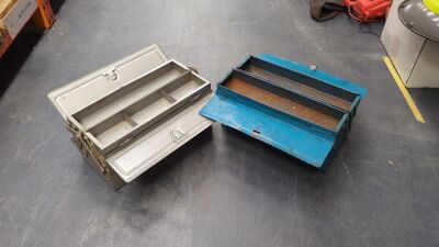 Two Metal Tool Boxes