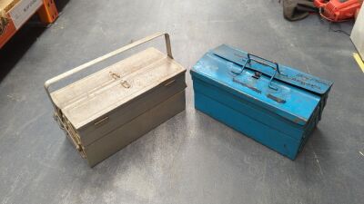 Two Metal Tool Boxes - 2