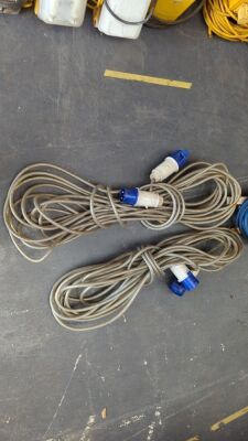 2x 32amp Extension Leads + 1x 32amp Junction Box