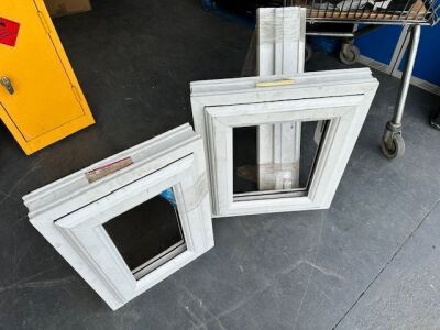 3x Unused PVC Windows