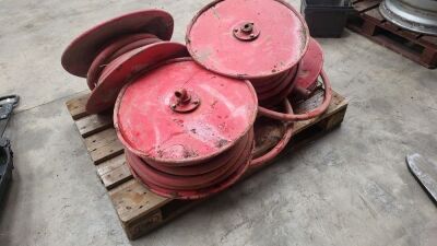 4x Industrial Water Hose Reels - 2