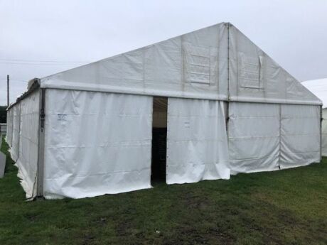 Complete 10m x 20m (33ft x 60ft) Aluminium Framed Marquee