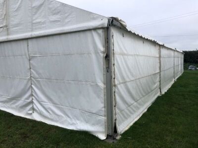 Complete 10m x 20m (33ft x 60ft) Aluminium Framed Marquee - 10