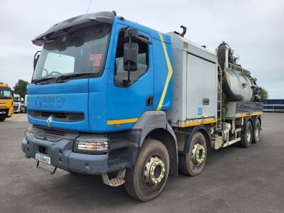 2003 Renault Kerax Premium 420 DCi 8x4 Gully Sucker Evacuation Tanker