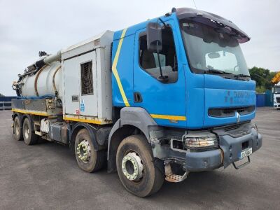 2003 Renault Kerax Premium 420 DCi 8x4 Gully Sucker Evacuation Tanker - 2