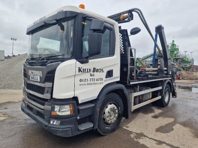 2019 Scania P250 4x2 Telescopic Skip Loader