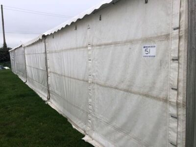 Complete 10 x 20m (33ft x 60ft) Aluminium Framed Marquee - 5
