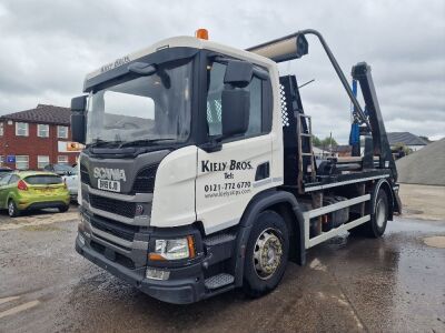 2019 Scania P250 4x2 Telescopic Skip Loader